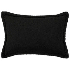 vidaXL Cushion Cover 6 pcs HOUTEN Black 40 x 60 cm Bouclé 2