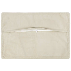 Cushion Cover 6 pcs HOUTEN Cream Microfiber Fleece, image 3