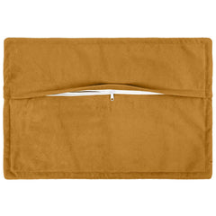 Cushion Cover 6 pcs HOUTEN Yellow Microfiber Fleece, image 3