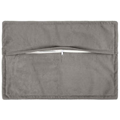 vidaXL Cushion Cover 6 pcs HOUTEN Light Grey 40 x 60 cm 3