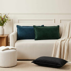 Throw Pillow HOUTEN 6 pcs in Black