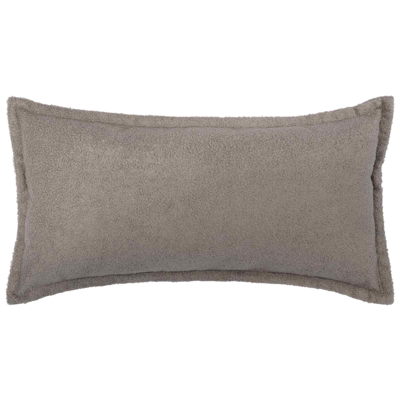 vidaXL Cushion Cover 6 pcs HOUTEN Light Grey 40 x 70 cm Bouclé 2