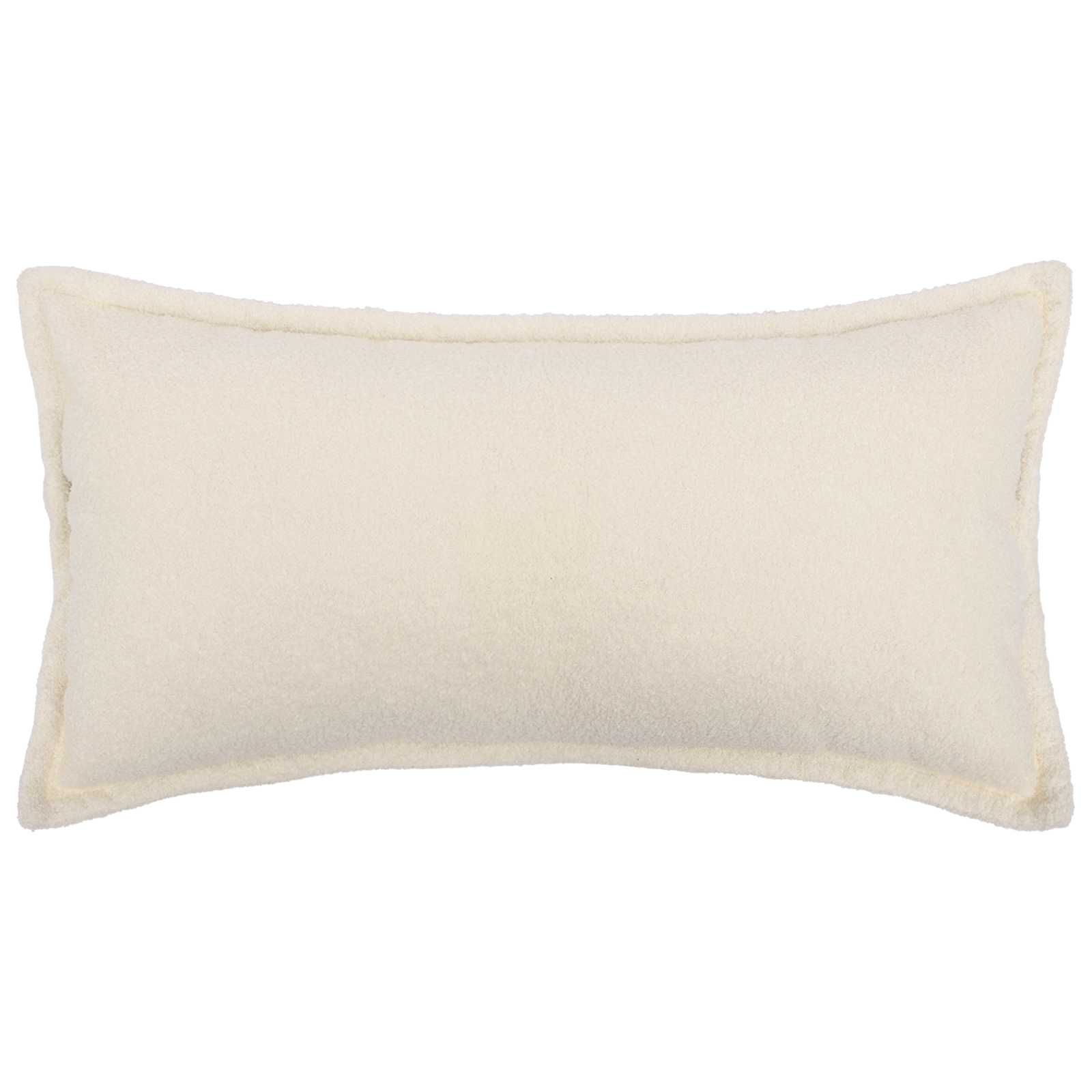 vidaXL Cushion Cover 6 pcs HOUTEN Cream 40 x 70 cm Bouclé 2