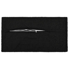 vidaXL Cushion Cover 6 pcs HOUTEN Black 40 x 70 cm Bouclé 3
