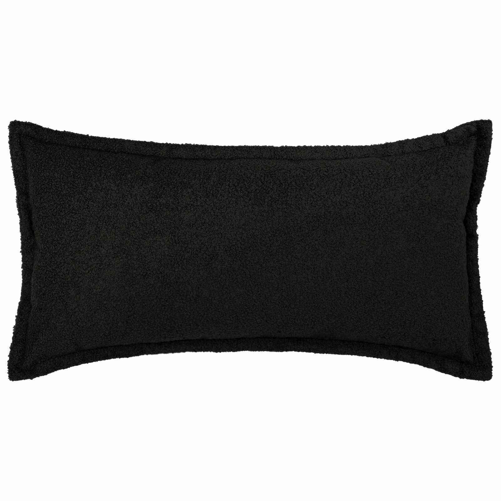 vidaXL Cushion Cover 6 pcs HOUTEN Black 40 x 70 cm Bouclé 2