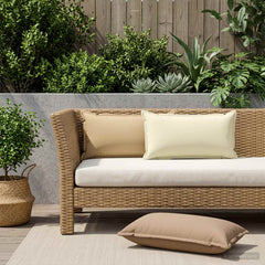 Throw Pillow HOUTEN Polyester Beige