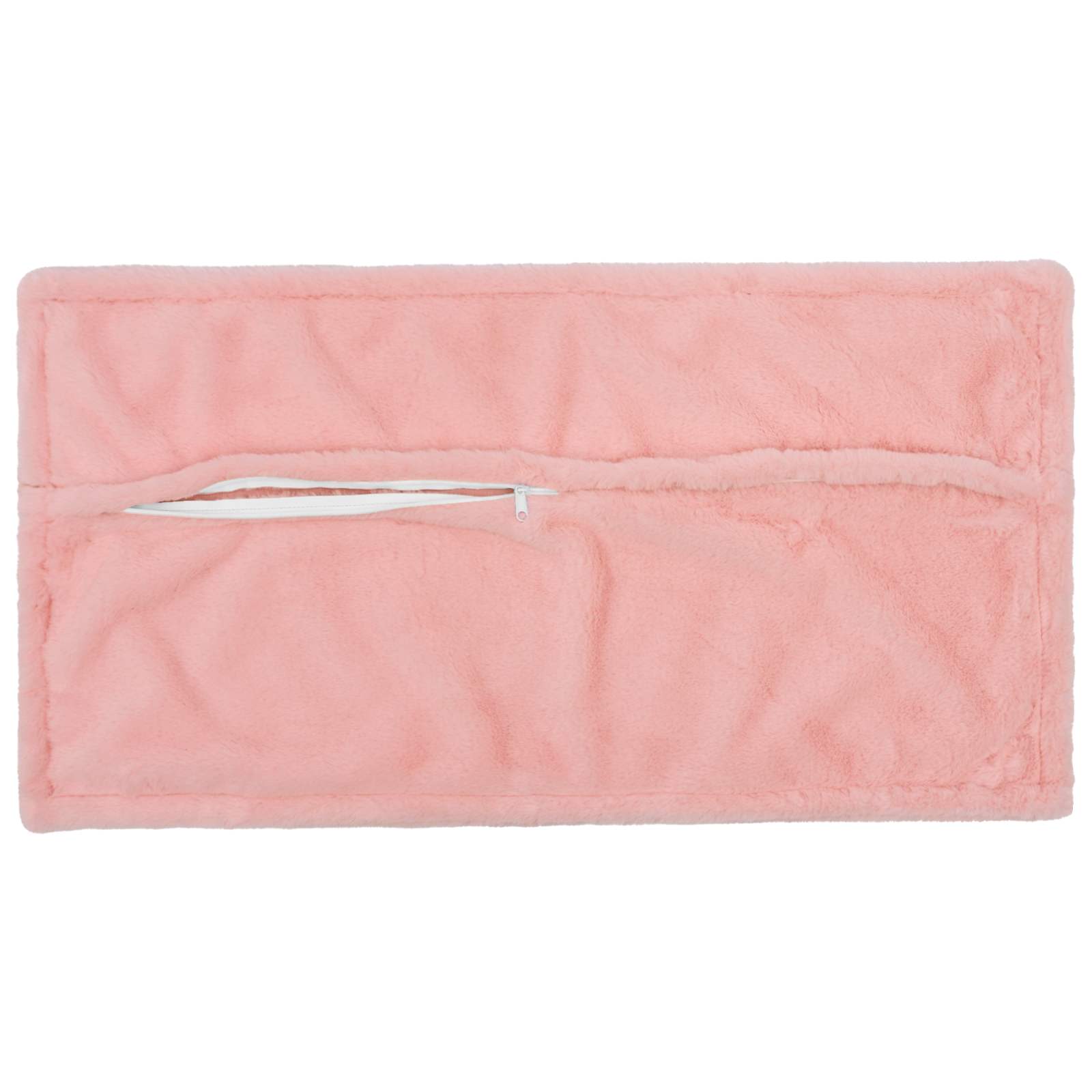 vidaXL Cushion Cover 6 pcs HOUTEN Pink 40 x 70 cm Faux Rabbit Fur 4