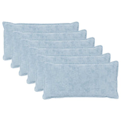 vidaXL Cushion Cover 6 pcs HOUTEN Light Blue 40 x 70 cm 2