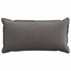 Cushion Cover HOUTEN 40 x 80 cm Corduroy 6 pcs Dark grey
