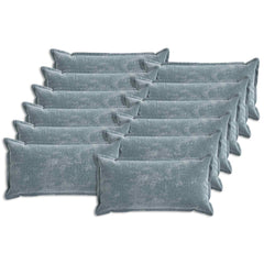 vidaXL Cushion Cover 12 pcs HOUTEN Light Blue 40 x 80 cm 2