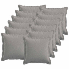 vidaXL Cushion Cover 12 pcs HOUTEN Cloud Grey 45 x 45 cm Faux Linen 2