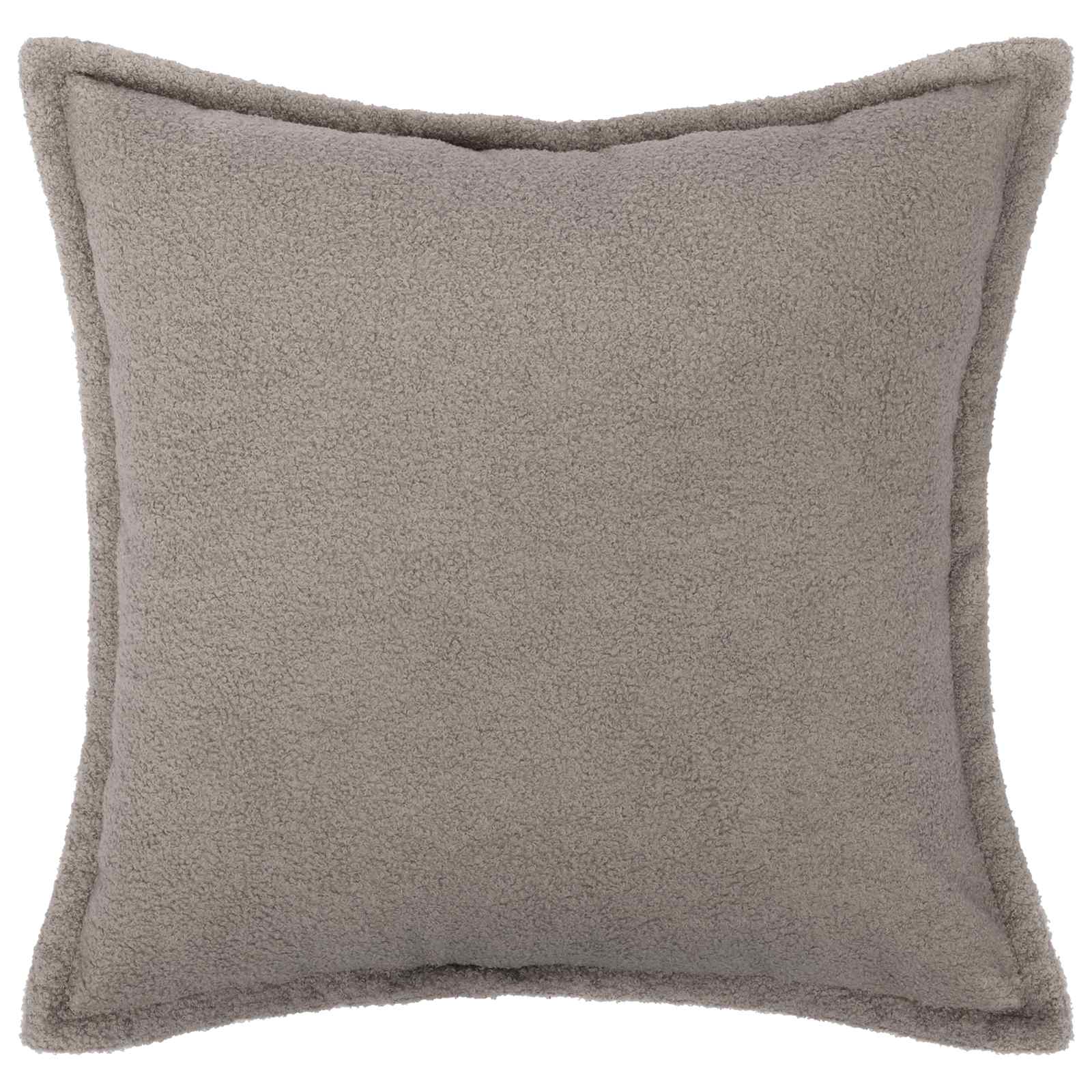 vidaXL Cushion Cover 6 pcs HOUTEN Light Grey 45 x 45 cm Bouclé 2