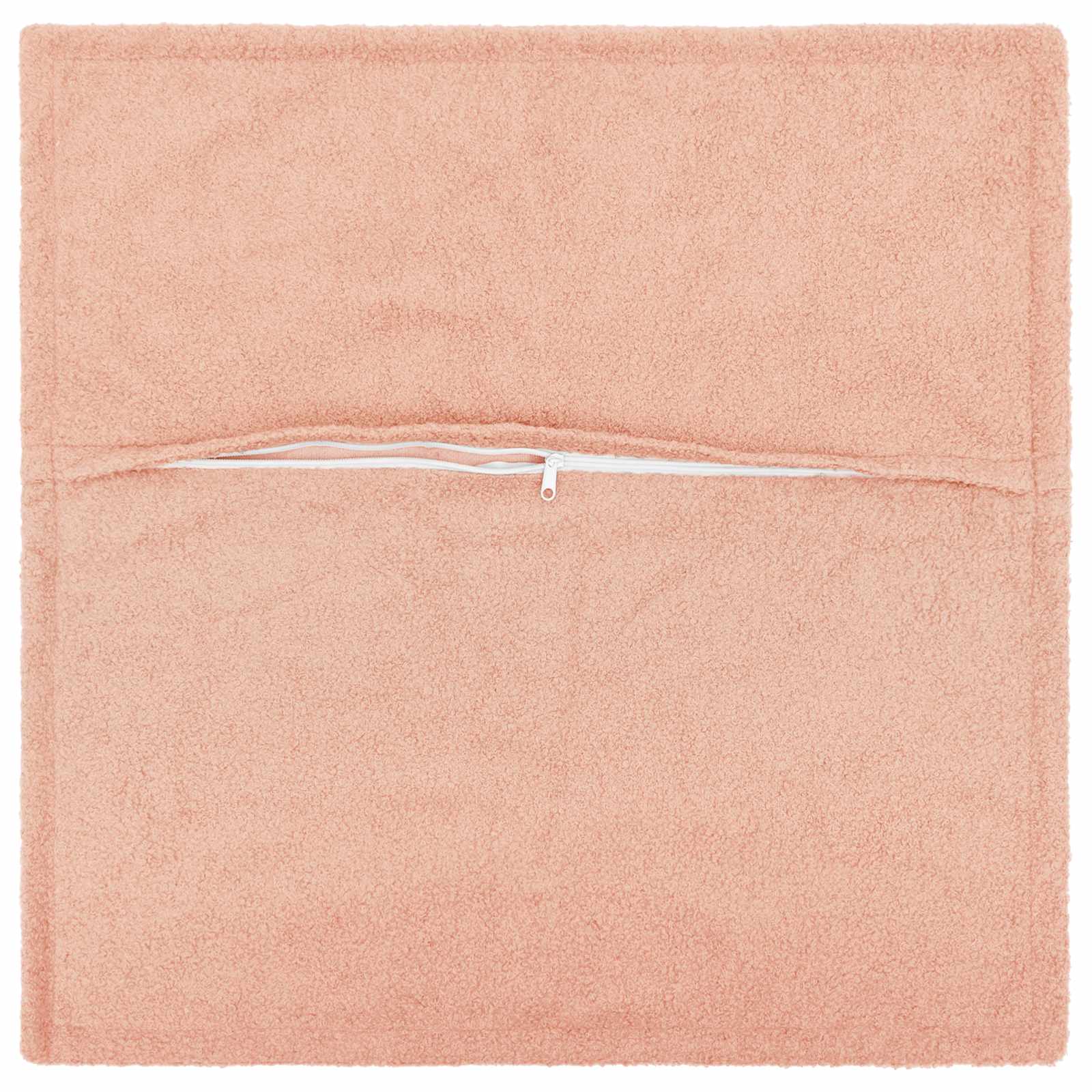 vidaXL Cushion Cover 6 pcs HOUTEN Pink 45 x 45 cm Bouclé 3
