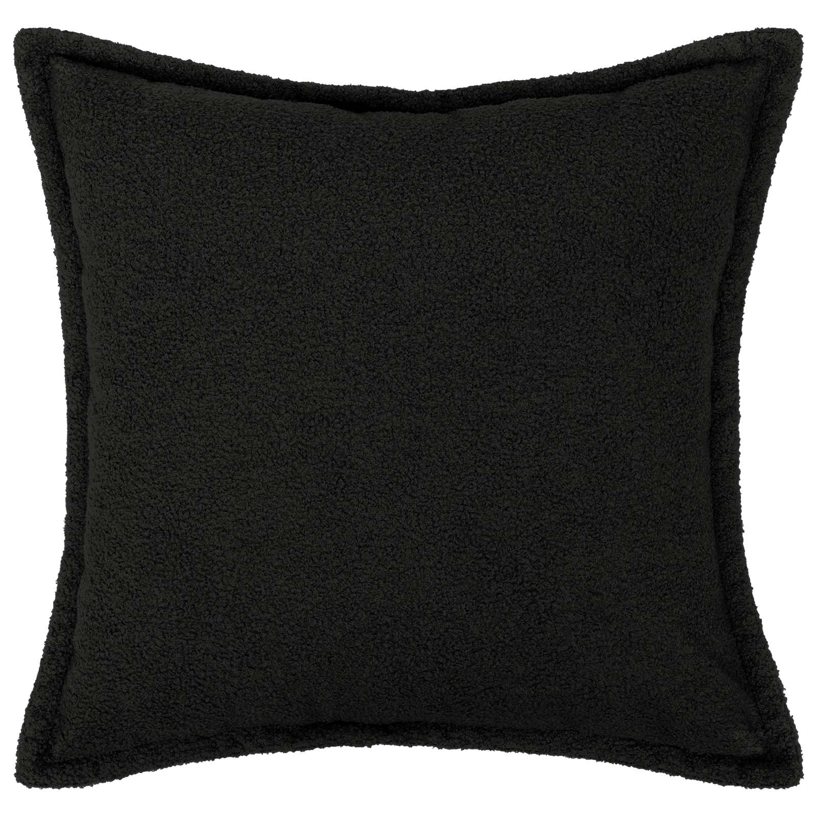 vidaXL Cushion Cover 6 pcs HOUTEN Black 45 x 45 cm Bouclé 2