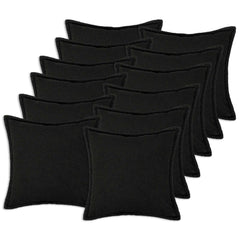 Cushion Cover HOUTEN Black Bouclé