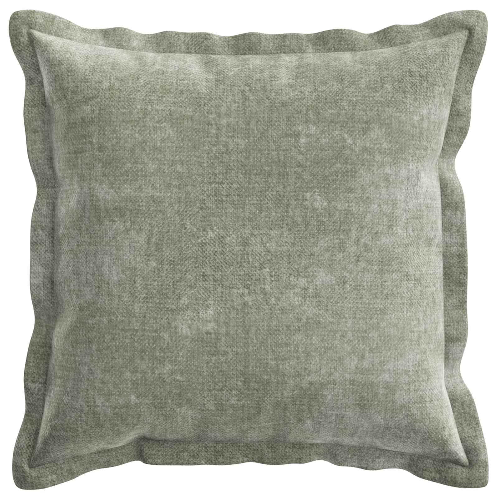 vidaXL Cushion Cover 6 pcs HOUTEN Green 45 x 45 cm Chenille Fabric 3