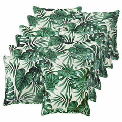 vidaXL Cushion Cover 12 pcs HOUTEN Leaf Pattern 45 x 45 cm Polyester 2