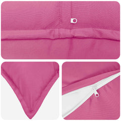 vidaXL Cushion Cover 12 pcs HOUTEN Pink 45 x 45 cm Polyester 5
