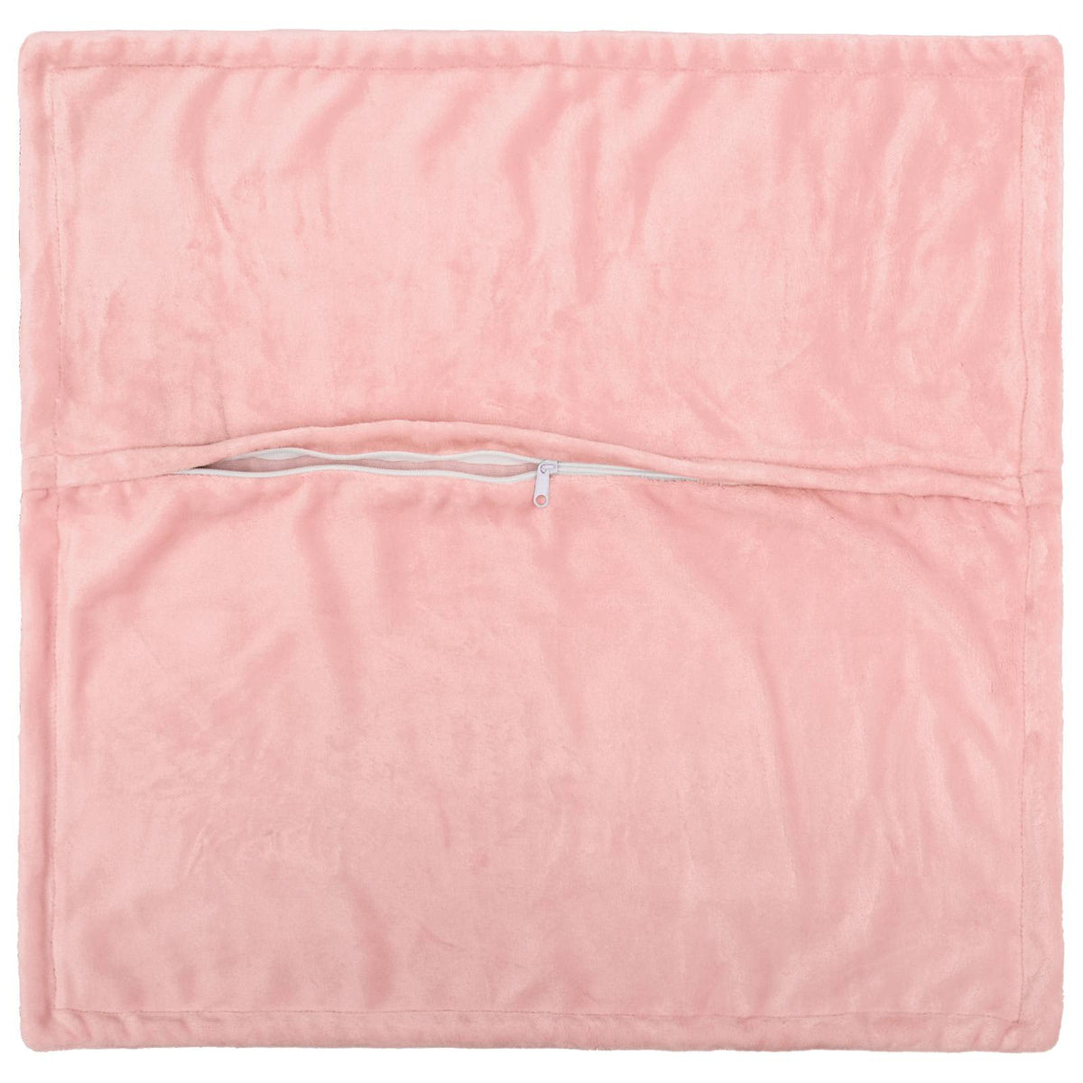 vidaXL Cushion Cover 12 pcs HOUTEN Pink 45 x 45 cm Flannel 4
