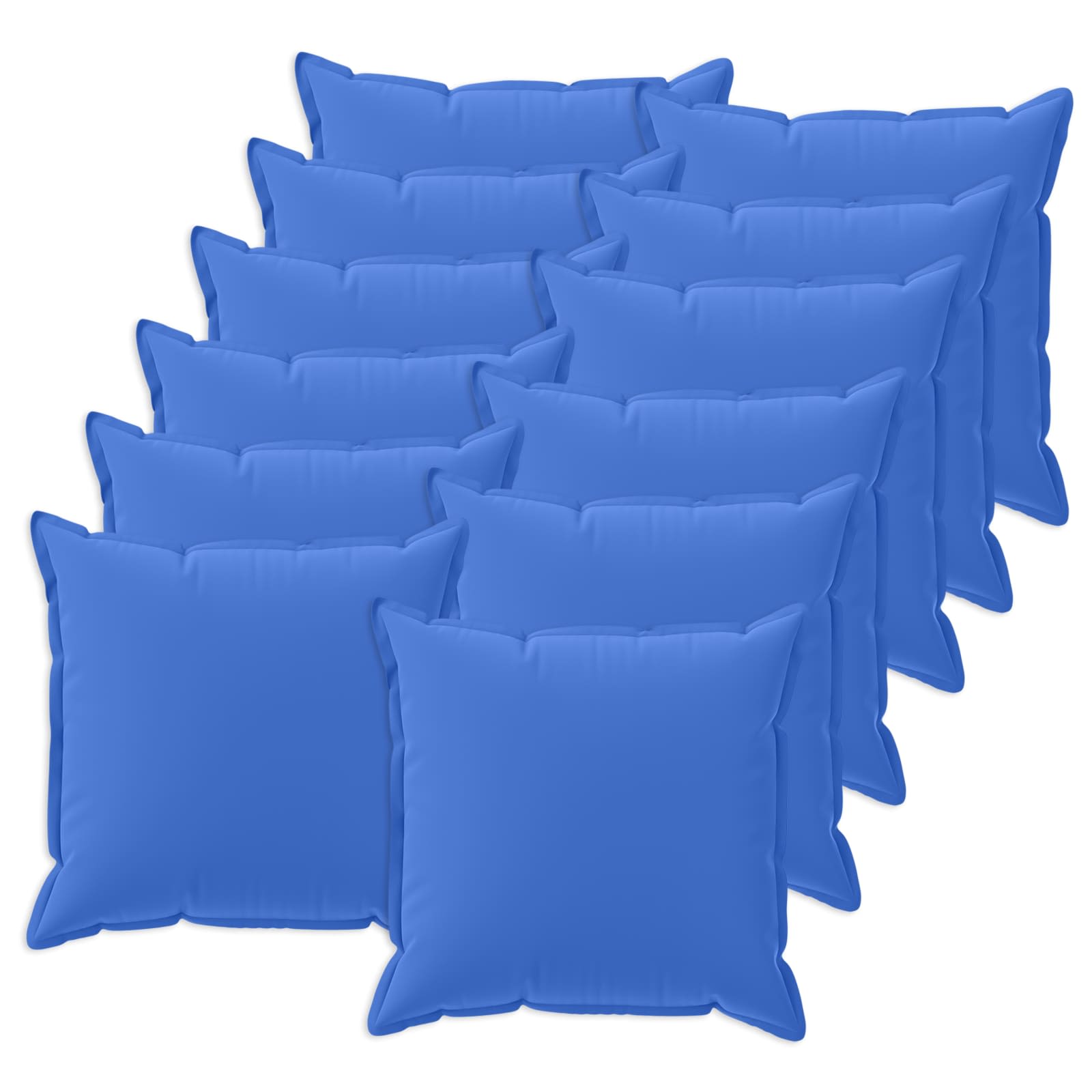 vidaXL Cushion Cover 12 pcs HOUTEN Royal Blue 50 x 50 cm Polyester 2