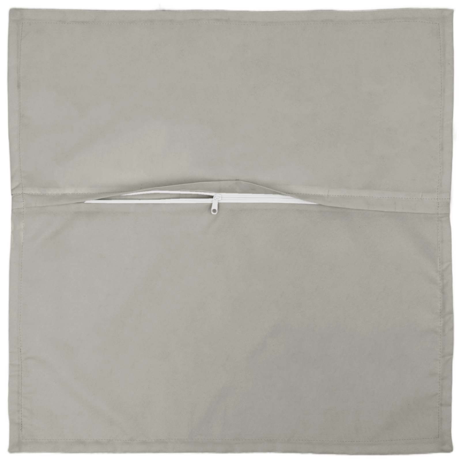 vidaXL Cushion Cover 12 pcs HOUTEN Grey 50 x 50 cm Polyester 4