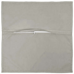 vidaXL Cushion Cover 12 pcs HOUTEN Grey 50 x 50 cm Polyester 4