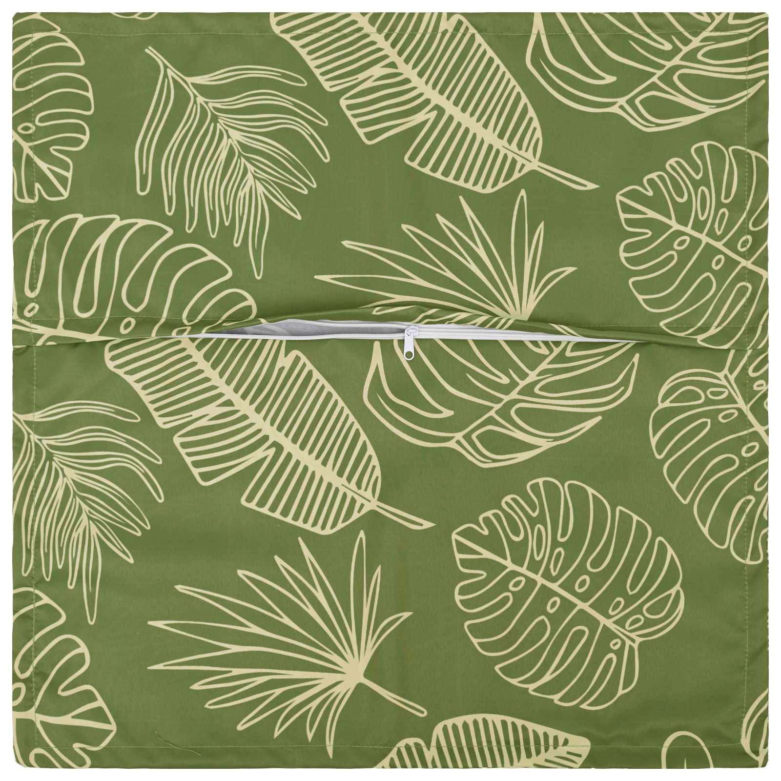 vidaXL Cushion Cover 12 pcs HOUTEN Leaf Design 50 x 50 cm Polyester 4