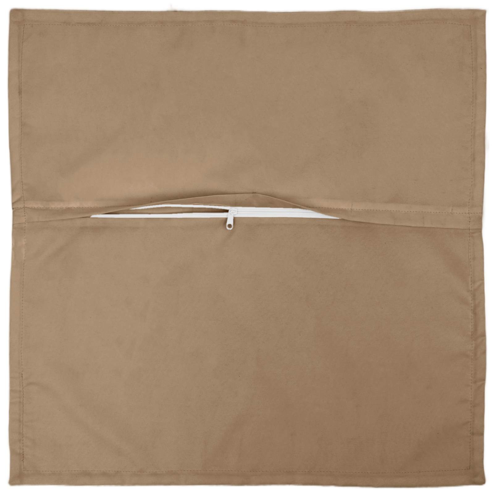 vidaXL Cushion Cover 12 pcs HOUTEN Taupe 50 x 50 cm Polyester 4