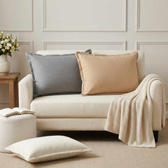 Cushion HOUTEN Faux Linen