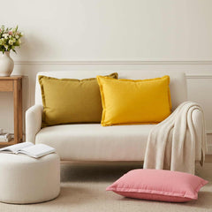 Cushion HOUTEN Faux Linen