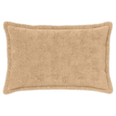 vidaXL Cushion Cover 6 pcs HOUTEN Cream 50 x 70 cm Faux Rabbit Fur 3