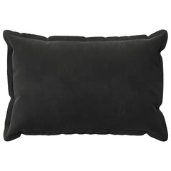 vidaXL Cushion Cover 6 pcs HOUTEN Black 50 x 75 cm Velvet 3