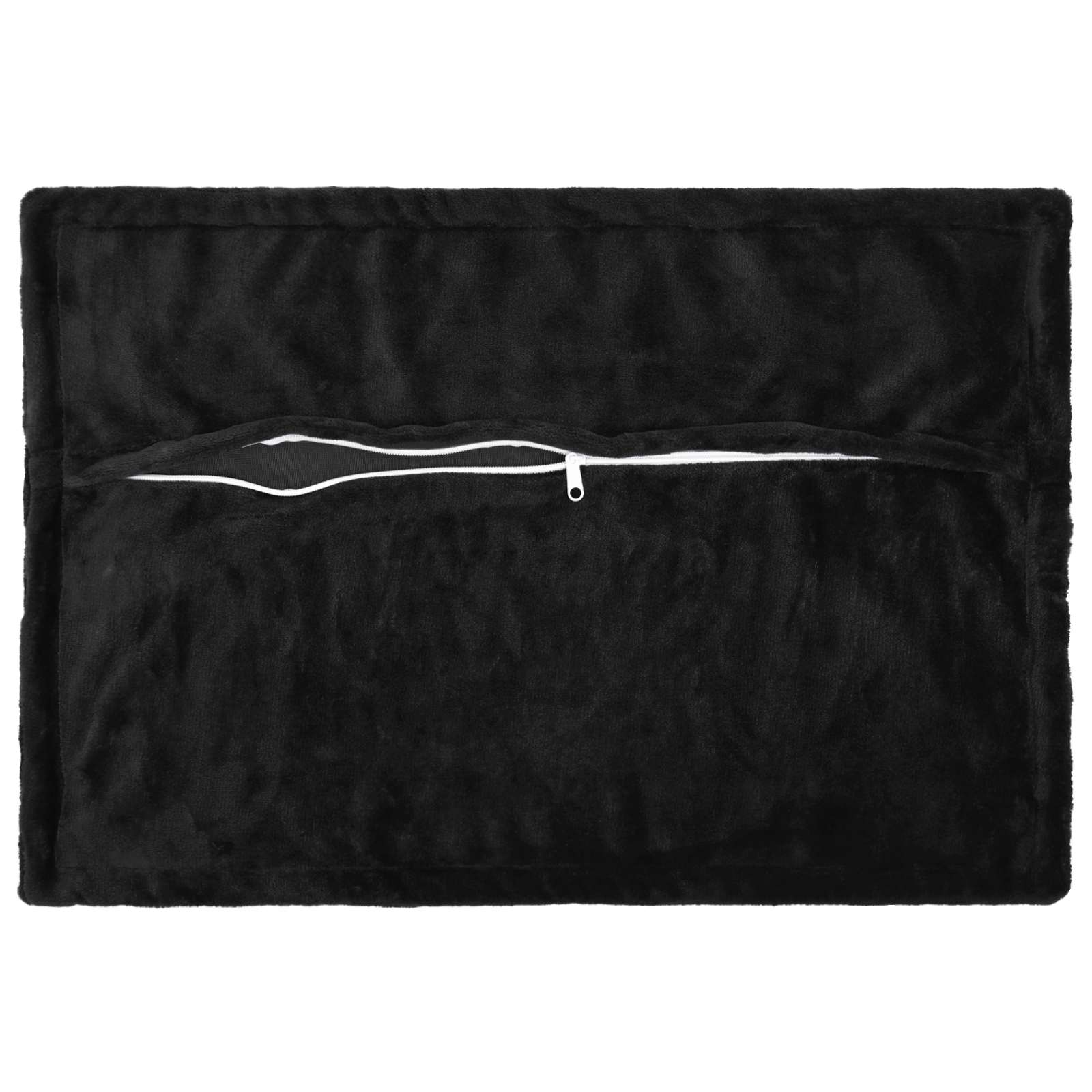 vidaXL Cushion Cover 6 pcs HOUTEN Black 50 x 75 cm Flannel 3