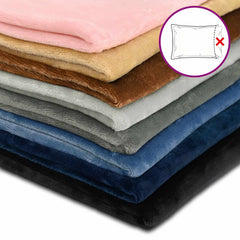 vidaXL Cushion Cover 6 pcs HOUTEN Black 50 x 75 cm Flannel 6