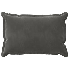 vidaXL Cushion Cover 6 pcs HOUTEN Dark Grey 50 x 80 cm Velvet 3