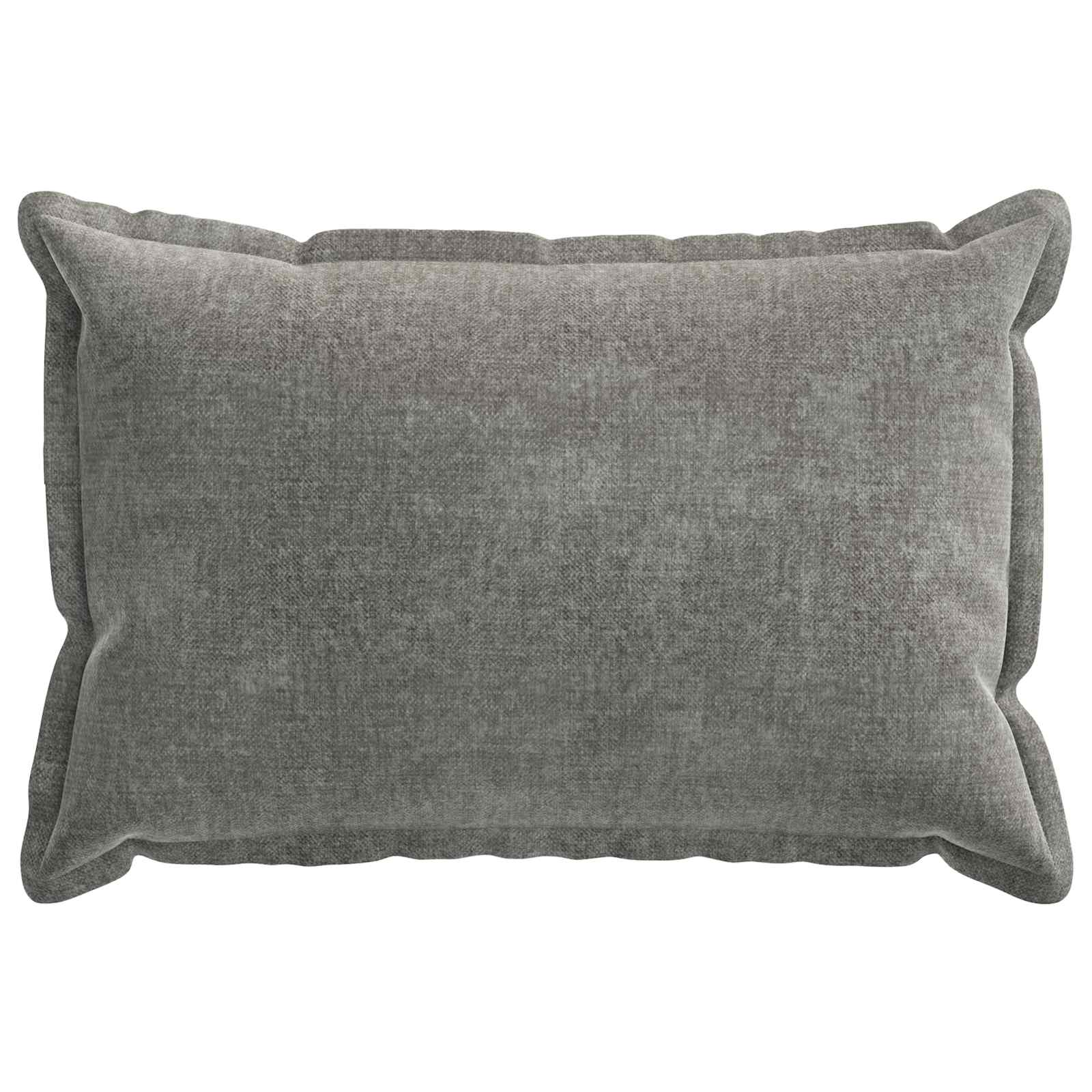 vidaXL Cushion Cover 6 pcs HOUTEN Dark Grey 50 x 80 cm Chenille Fabric 3