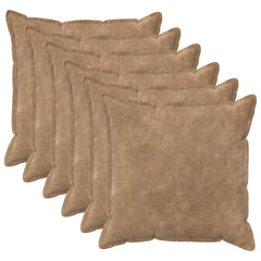 Cushion Cover HOUTEN Taupe Microfiber Fleece