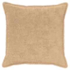vidaXL Cushion Cover 6 pcs HOUTEN Cream 55 x 55 cm Faux Rabbit Fur 3