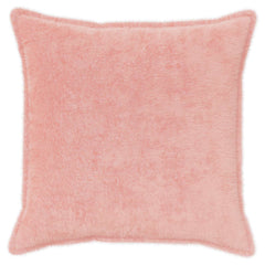 vidaXL Cushion Cover 6 pcs HOUTEN Pink 55 x 55 cm Faux Rabbit Fur 3