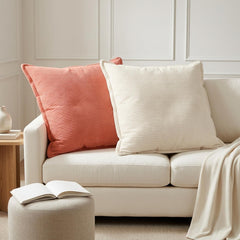 Cushion Cover HOUTEN Corduroy 2 pcs in Cream