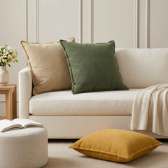 Cushion Cover HOUTEN Corduroy 2 pcs in Green