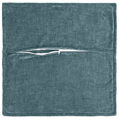 vidaXL Cushion Cover 6 pcs HOUTEN Blue 65 x 65 cm Chenille Fabric 4