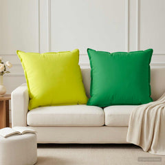 vidaXL Cushion Cover 6 pcs HOUTEN Green 70 x 70 cm Polyester 1