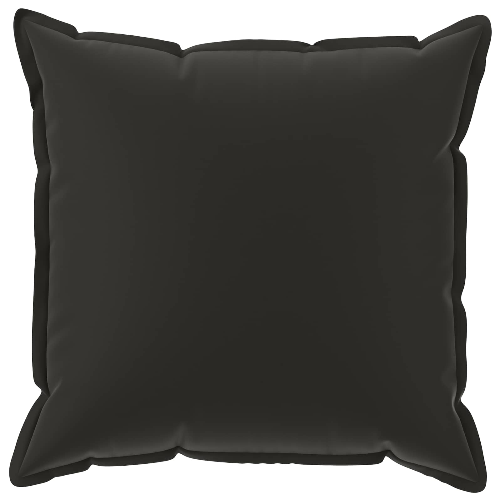 vidaXL Cushion Cover 6 pcs HOUTEN Black 65 x 65 cm Polyester 3