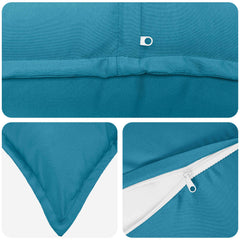 vidaXL Cushion Cover 6 pcs HOUTEN Light Blue 65 x 65 cm Polyester 5