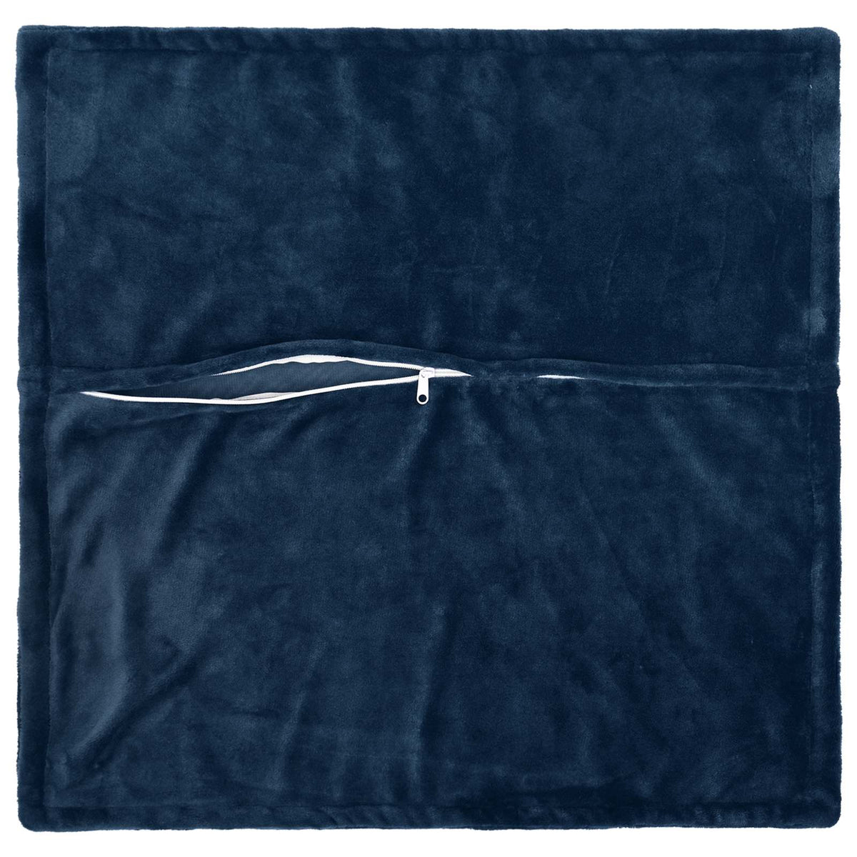 vidaXL Cushion Cover 6 pcs HOUTEN Navy Blue 65 x 65 cm Flannel 4
