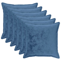 Cushion Cover 6 pcs HOUTEN Light Blue Flannel, image 2