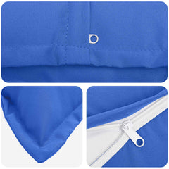 vidaXL Cushion Cover 6 pcs HOUTEN Royal Blue 70 x 70 cm Polyester 5