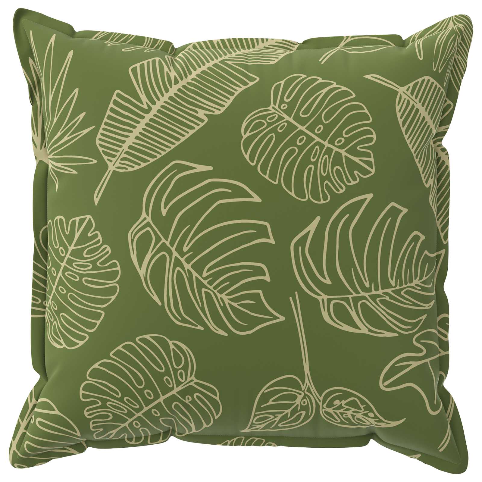vidaXL Cushion Cover 6 pcs HOUTEN Leaf Design 70 x 70 cm Polyester 3