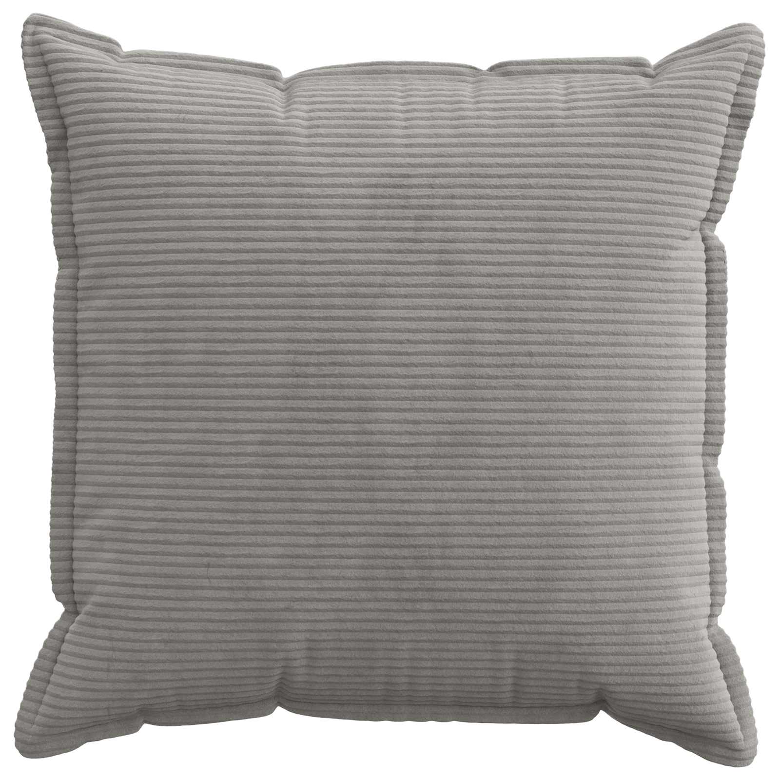 vidaXL Cushion Cover 2 pcs HOUTEN Light Grey 80 x 80 cm Corduroy 2
